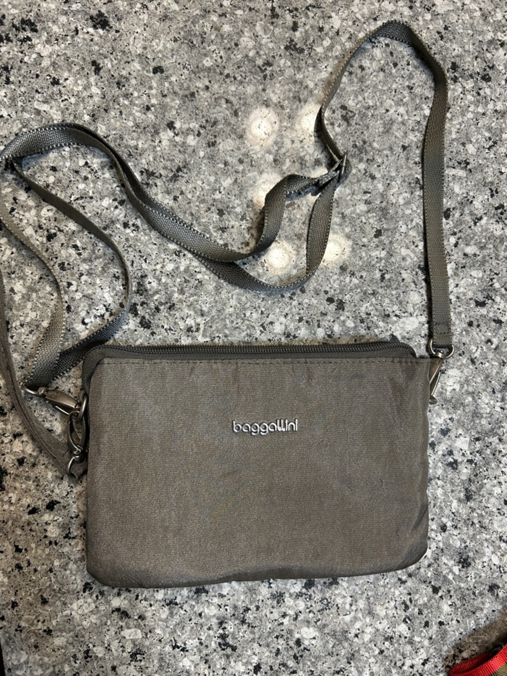 Baggallini Olive Nylon Crossbody Belt Bag